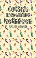 Cursive Handwriting Workbook for 3rd Graders: Halloween Cursive Handwriting Practice. 3-in-1 Writing Practice Book to Master Letters, Words & Sentences in Cursive