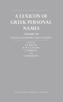 A Lexicon of Greek Personal Names