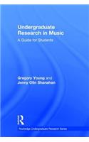 Undergraduate Research in Music
