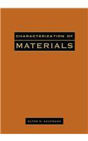 Characterization of Materials, 2 Volume Set