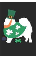 Pomeranian Notebook - St. Patricks's Day Gift for Pomeranian Lovers - Pomeranian Journal: Medium College-Ruled Journey Diary, 110 page, Lined, 6x9 (15.2 x 22.9 cm)