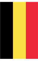 Flag of Belgium: College Ruled Notebook Journal, 6x9 Inch, 120 Pages