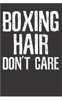 Boxing Sparring Boxer Notebook Journal
