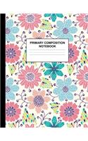 Primary Composition Notebook: Handwriting Practice Book for Kids Grades K-2 - Quaint Preschool, Kinder, 1st and 2nd Grade Writing Journal School Exercise Workbook with Picture an