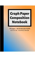 Graph Paper Composition Notebook