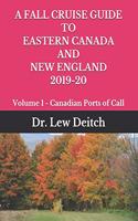 Fall Cruise Guide to Eastern Canada and New England 2019-20