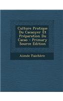 Culture Pratique Du Cacaoyer Et Préparation Du Cacao