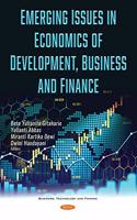 Emerging Issues in Economics of Development, Business and Finance