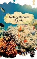 Notary Record Book: 50 Pages, 5.5- X 8.5- Underwater Beauty