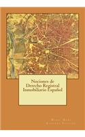 Nociones de Derecho registral inmobiliario español