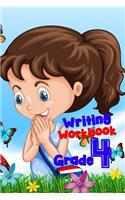 Writing Workbook Grade 4: School Notebook Journal Lined
