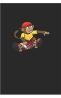 Skater Notebook: Diary Journal 6x9 inches with 120 Lined Pages
