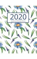 2020 Weekly and Monthly Planner: January 1 to December 31 - Calendar Diary Agenda Scheduler To Do's Notes and Organizer - Size 8.5x11 - Perfect gift for this amazing year 2020 - Wee