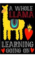 A Whole Llama Learning Going On