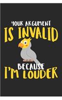 Your Argument is invalid because I'm louder