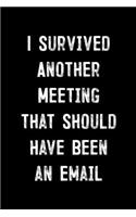 I Survived Another Meeting That Should Have Been An Email
