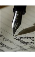 Graph Paper for Calligraphy: A Composition Paper Sketch Journal cum Notebook 4 x 4 for Calligraphy, Art & Design