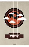 Notebook: Jazz Music Guitar Journal Musicians Composition Book Band Logbook Birthday gift