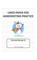 Lined Paper for Handwriting Practice