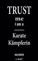 Kalender für Karate Kämpfer / Karate Kämpferin