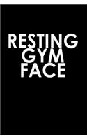 Resting Gym Face: Hangman Puzzles - Mini Game - Clever Kids - 110 Lined Pages - 6 X 9 In - 15.24 X 22.86 Cm - Single Player - Funny Great Gift