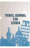 Travel Journal For Serbia
