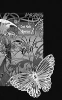 Dot Grid Journal: Butterfly Frame - 7x10 dotted grid notebook with 175 dot grid pages on white paper. Ideal for Journaling, Diaries, Drawing and much more