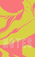 Notes: Cool and Colorful Abstract Art Journal with 120 Lightly Lined Pages for Writing, Reflecting, and More 6 X 9 Notebook
