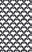 Journal Notebook Chained Hearts Pattern 10