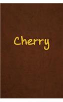 Cherry: Lined Journal, 108 Pages, 6x9 Inches