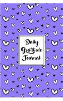 Gratitude Journal Scribbly Hearts Pattern 8: Daily Gratitude Journal, 100 Plus Lined Pages With Two Days Per Page, Start Each Day With A Grateful Heart.