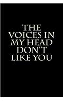 The Voices in My Head Don't Like You