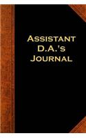 Assistant D.A.'s Journal