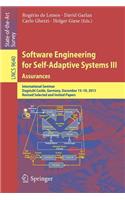 Software Engineering for Self-Adaptive Systems III. Assurances