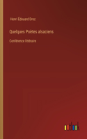 Quelques Poètes alsaciens