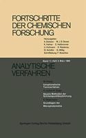 Analytische Verfahren: (11/3 Topics in Current Chemistry)
