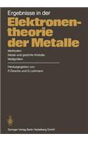 Ergebnisse in Der Elektronentheorie Der Metalle