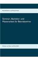 Seminar-, Bachelor- und Masterarbeit für Betriebswirte