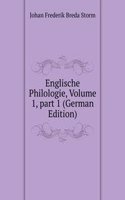 Englische Philologie, Volume 1, part 1 (German Edition)