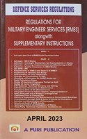 Regulations For Military Engineer Services (RMES) alongwith Supplementary Instructions,Defence Services Regulations,MESR,Updated April 2023