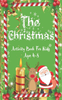 Christmas Activity Book For Kids Ags 4-8