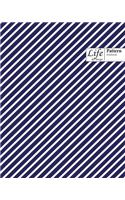 Striped Pattern Composition Notebook