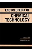 Encyclopedia Of Chemical Technology Vol. 13