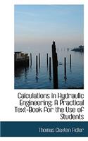Calculations in Hydraulic Engineering