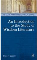 Introduction to the Study of Wisdom Literature