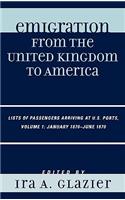 Emigration from the United Kingdom to America