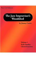Jazz Improviser's Woodshed - Volume 1 Scale Studies Chord Exercises Bass Clef Edition