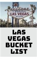 Las Vegas Bucket List: Novelty Bucket List Themed Notebook