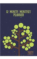12 Month Monthly Planner