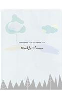 Weekly Planner September 2019 - December 2020
